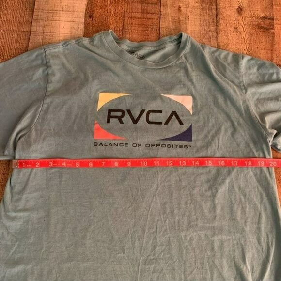 RVCA women’s size large blue short sleeve graphic tshirt tee - Picture 2 of 6